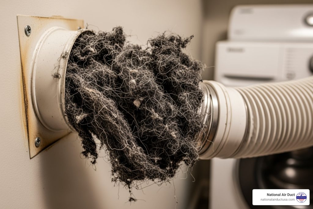 Clogged dryer vent