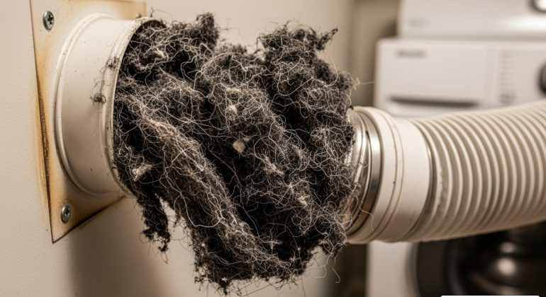 Clogged dryer vent