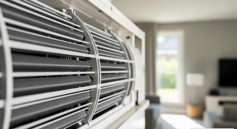 clean air conditioner coils inside house