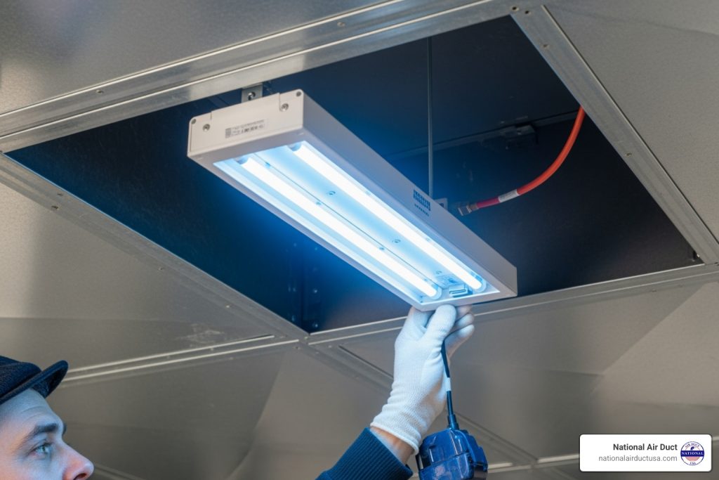 installing uv light in hvac