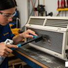window ac condenser coil cleaning