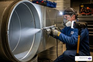 HVAC system disinfection