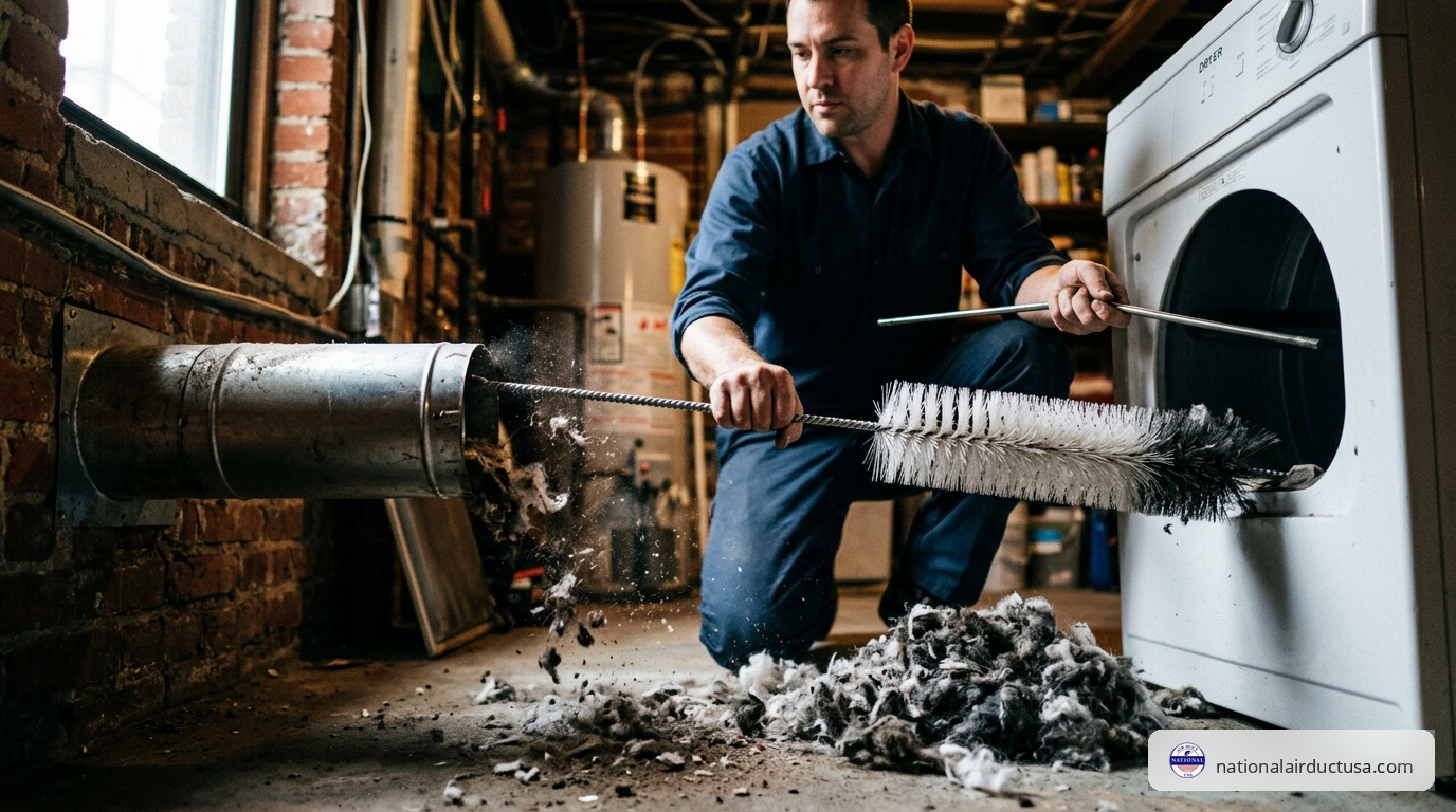 average cost of dryer vent cleaning in New York
