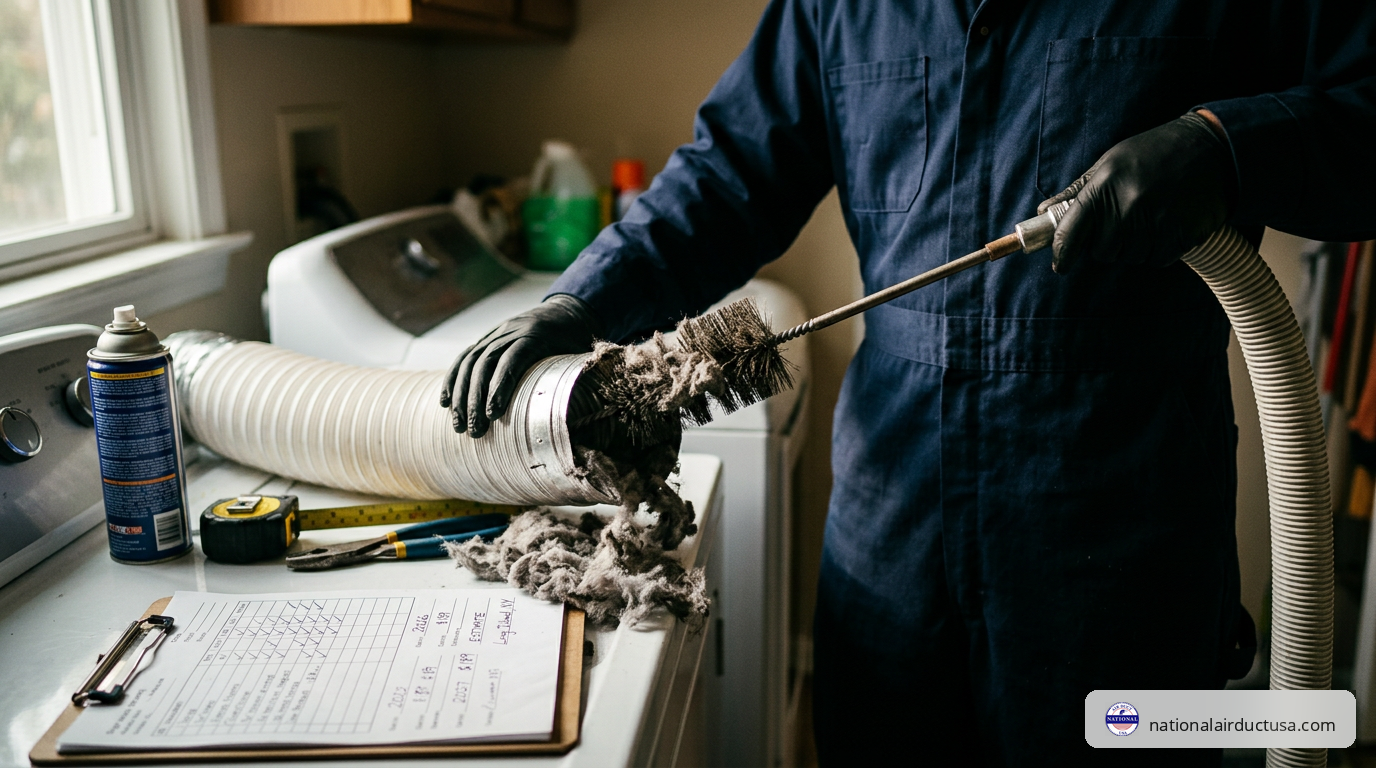 dryer air duct cleaning cost in Long Island NY