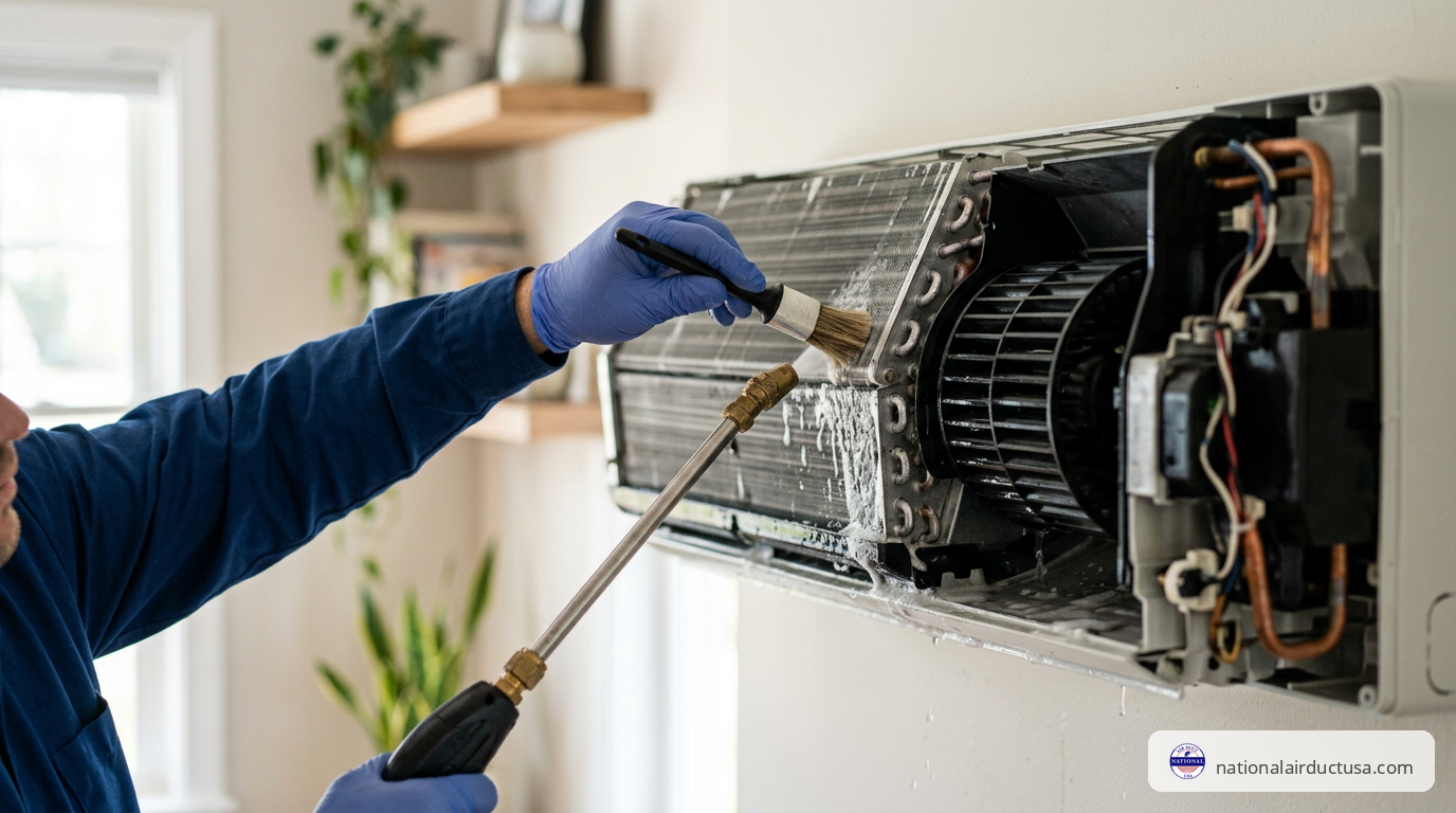 ductless mini split cleaning service in Long Island NY