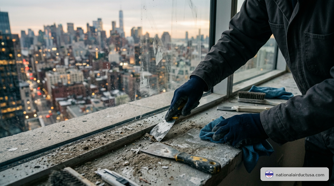 deep cleaning post construction in New York