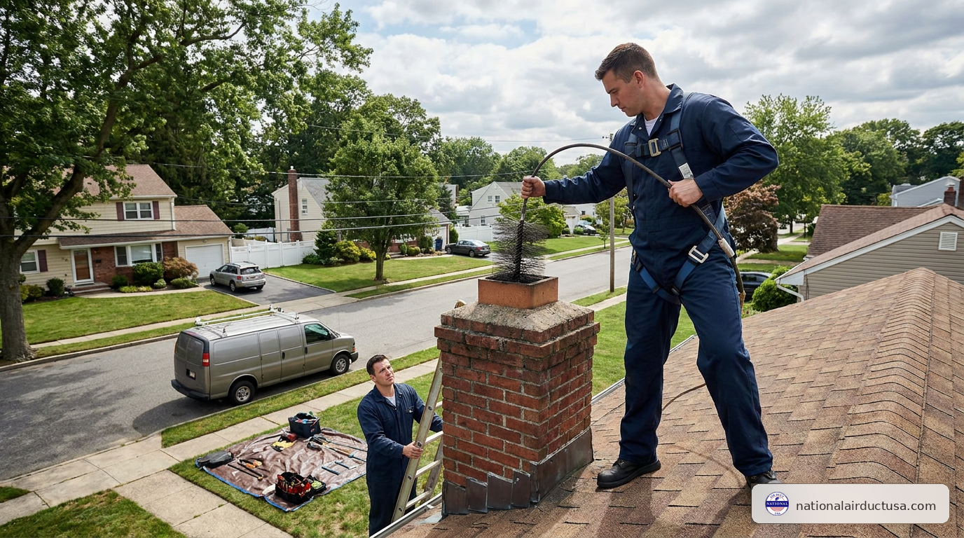 Boiler Chimney Cleaning in Long Island NY: Your October Fire Safety Checklist - boiler chimney cleaning