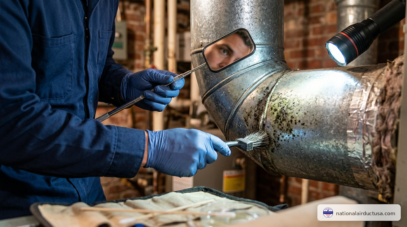signs of mold in air ducts in New York